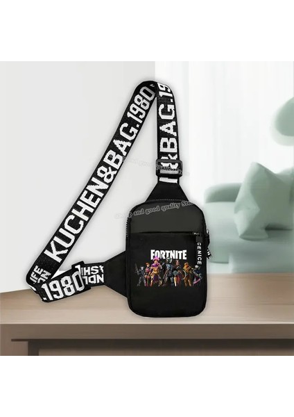 Fortnited Sports Sandalı Çanta Erkekler Küçük Cep Telefonu Anime Figür Figür Eşend Çantaları Boys Bel Çantaları Çok Fonksiyonlu Çanta Çantası Hediye Kol: BLZY-282 (Yurt Dışından)