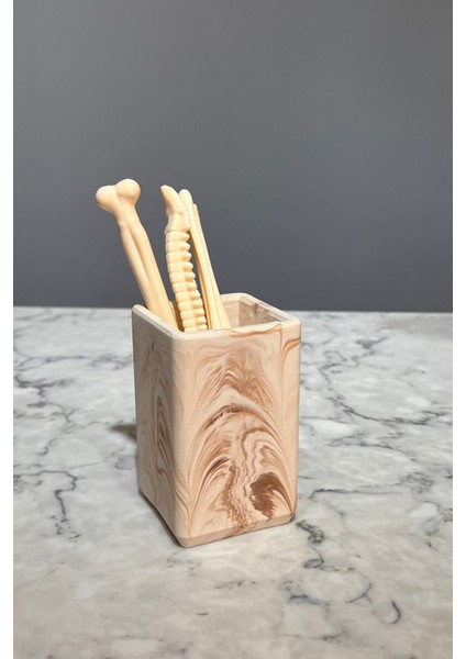 Mermer Desenli Beton Kalemlik