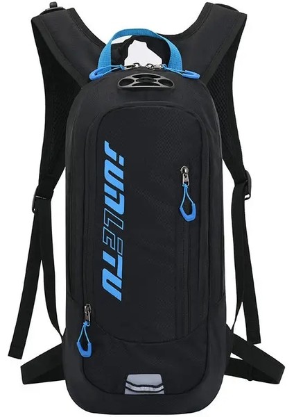 Yeni 10L Mtb Bisiklet Sırt Çantası Gece Reflektörü Şeritleri Kask Kayış Tasarım Açık Hava Bisiklet Çekme Sırt Çantaları Su Çantası Renk: Siyah 1 (Yurt Dışından)