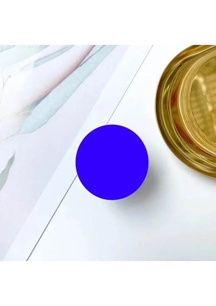 1-10 Pcs Yüksek Kaliteli Düz Renkli Cep Telefonu Tutucu, Dairesel Cep Telefonu Aksesuarı, Geri Çekilebilir ve Katlanabilir Tutucu Renk: Mavi (Yurt Dışından)