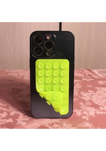 Silikon Emme Kupası Telefon Kılıf Montajı-Iphone Için Çift Taraflı Eller Serbest Güçlü Tutucu Araba Aynası Mutfak Için Banyo Banyosu: Yeşil (Yurt Dışından)