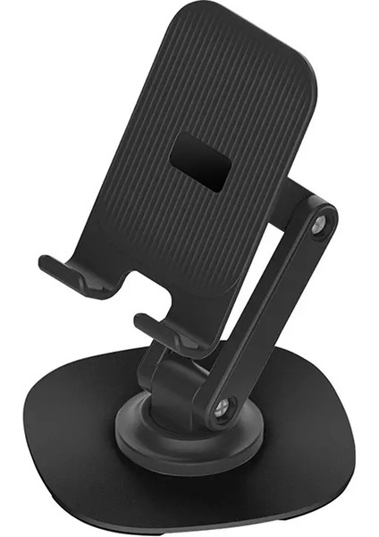 360 ° Dönen Cep Telefonu Tutucu Katlanabilir Masaüstü Cep Telefonu Desteği Tembel Tablet Taşınabilir Cep Telefonu Desteği Standcolor: Siyah (Yurt Dışından)
