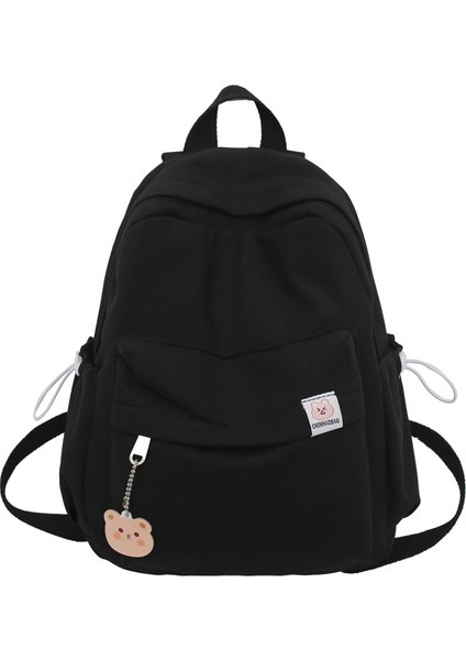 Kadınlar Için Kadın Departmanı Sırt Çantaları Su Geçirmez Okul Sırt Çantası Çantalarda Taşınıyor Büyük Kapasiteli Omuz Seyahat Çantaları Renk: Siyah (Yurt Dışından)