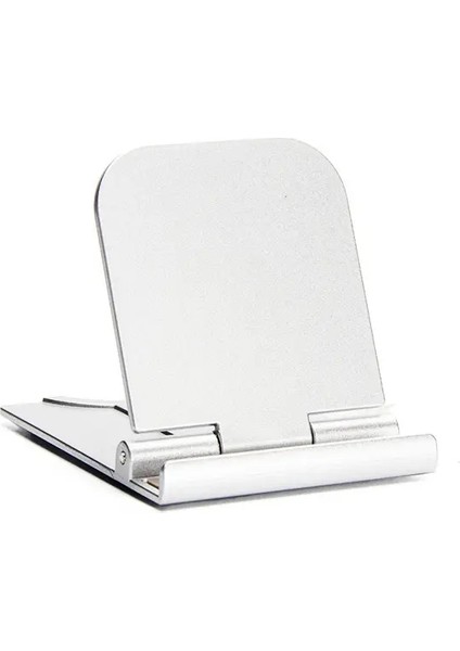 Telefon Tutucu Stand Mobil Akıllı Telefon Destek Tablet Iphone Masa Cep Telefonu Tutucu Stand Taşınabilir Mobil Tutucu Montaj Renk: Gümüş (Yurt Dışından)