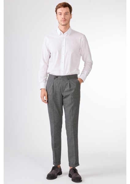 Gri Erkek Slim Fit Pantolon - 97669