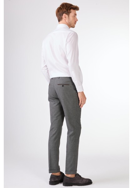 Gri Erkek Slim Fit Pantolon - 97669 modelleri