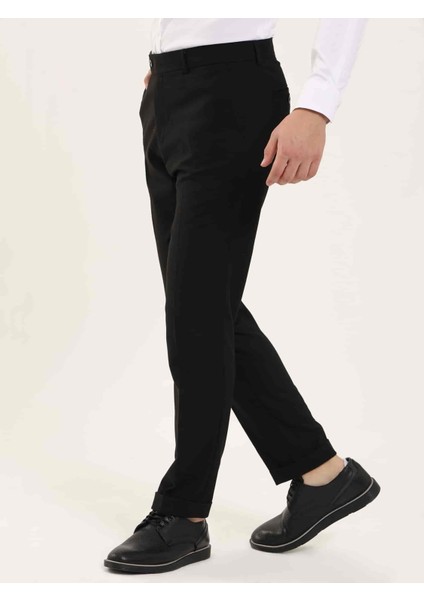 Siyah Erkek Regular Fit Pantolon modelleri