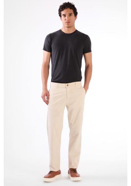 Kemik Yan Cep Düz Regular Fit Erkek Pantolon