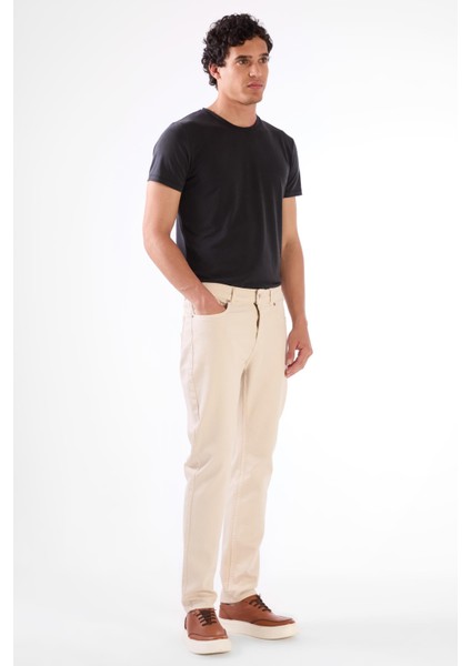 Kemik 5 Cep Düz Renk Slim Fit Erkek Pantolon fiyatları