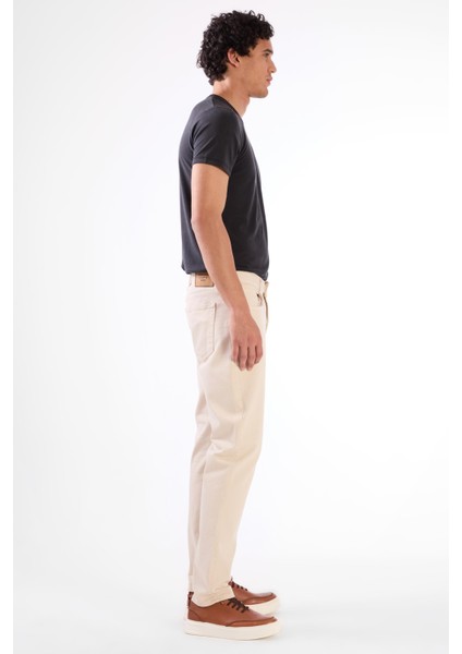 Kemik 5 Cep Düz Renk Slim Fit Erkek Pantolon modelleri