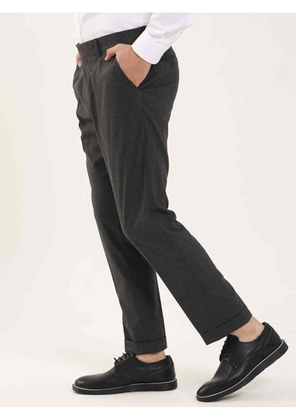 Koyu Gri Erkek Slim Fit Pantolon fiyatları