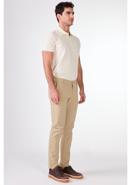 Vizon Yan Cepli Düz Regular Fit Erkek Pantolon modelleri