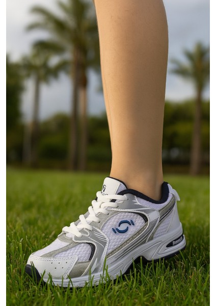 Günlük Unisex Beyaz Siyah Sneaker Kaymaz Yüksek Taban Desenli Triko Bağcıklı Koşu Spor Ayakkabı modelleri