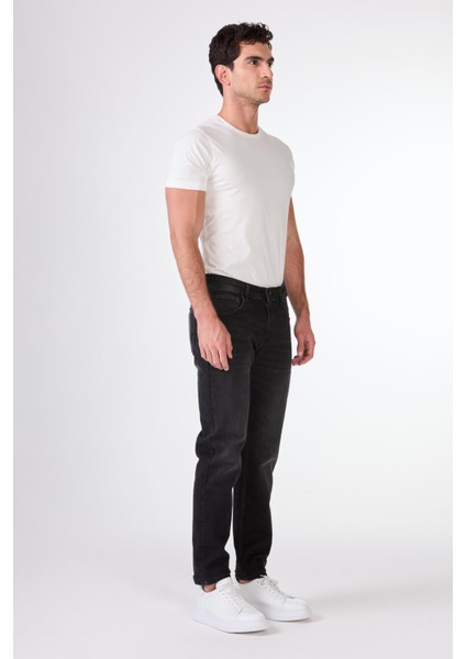 Koyu Gri Slim Fit Denim Erkek Pantolon fiyatları