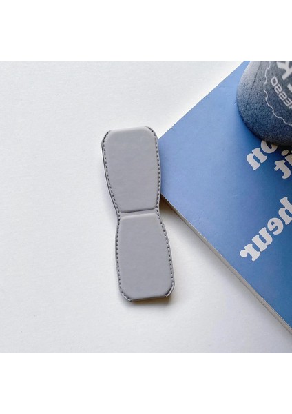 Manyetik Bileklik Halkası Kavrama Cep Telefonu Tutucu Sticker Yapıştır Cep Telefonu Tutucu Küçük Bel Şekli Cep Telefonu Tutucu Renk: Gri (Yurt Dışından)