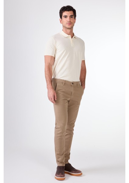 Toprak Düz Erkek Pantolon - Regular Fıt