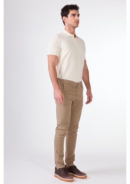 Toprak Düz Erkek Pantolon - Regular Fıt