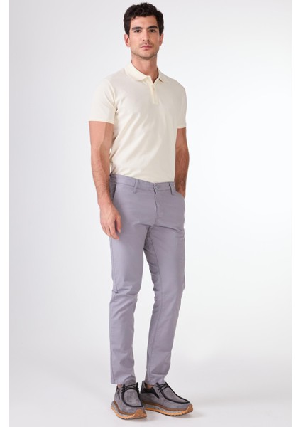 Gri Yan Cepli Düz Regular Fit Erkek Pantolon fiyatları