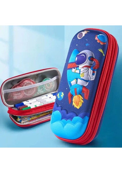 3D Eva Çift Katmanlı Büyük Kapasiteli Pencil Kılıfları Kızlar Için Karikatür Su Geçirmez Kalem Kutusu Kızlar Yaratıcı Kalem Saklama Kutusu Güzel Öğrenci Çarşamba: 04 (Yurt Dışından)