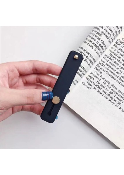 Manyetik Bileklik Halkası Kavrama Cep Telefonu Tutucu Sticker Yapıştır Cep Telefonu Tutucu Küçük Bel Şekli Cep Telefonu Holdercolor: Siyah 2 (Yurt Dışından)