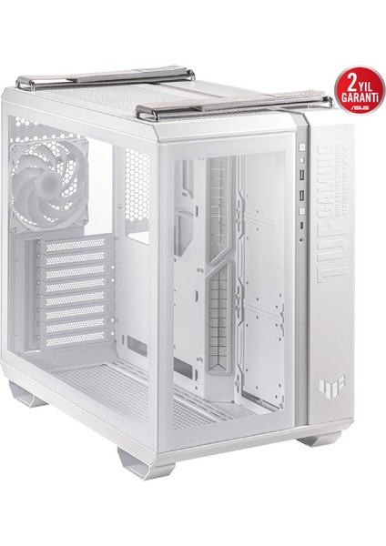 Tuf Gaming GT502 Plus Panaromik Temperli Cam USB 3.2 Atx Beyaz Bilgisayar Kasası Fanlı 90DC0093-B19000 modelleri