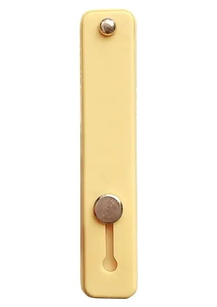 Universal Silikon Bilek Telefon Tutucu Parmak Telefon Telefon El Bant Braket Push Pull Pull Pull Happe Telefon Stand Çıkartma Telefon Tutucu Renk: SARI-013 (Yurt Dışından)