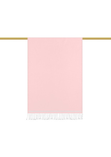 Pudra Gri Çift Taraflı Ipek Şal modelleri