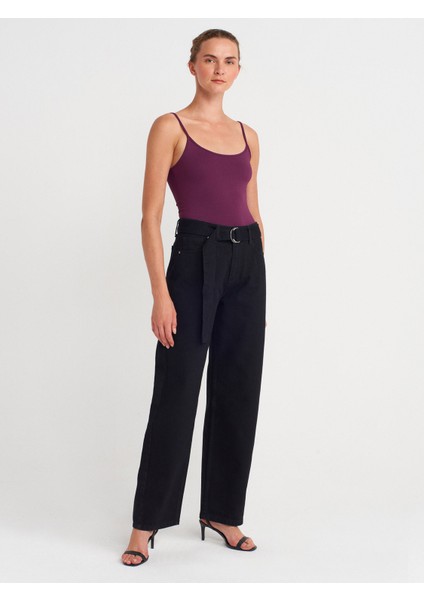 20901 Ince Askılı Poliamid Top-Mor fırsatları