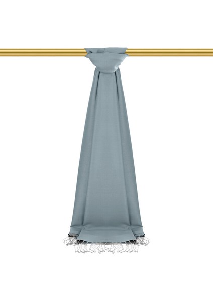 Koyu Gri Gri Çift Taraflı Ipek Şal fiyatları