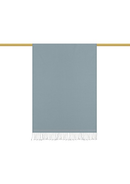 Koyu Gri Gri Çift Taraflı Ipek Şal modelleri