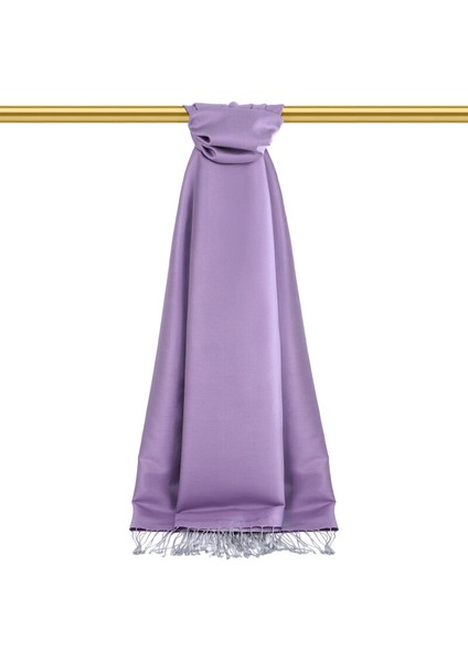 Lavanta Gri Çift Taraflı Ipek Şal fiyatları