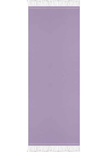 Lavanta Gri Çift Taraflı Ipek Şal fırsatları