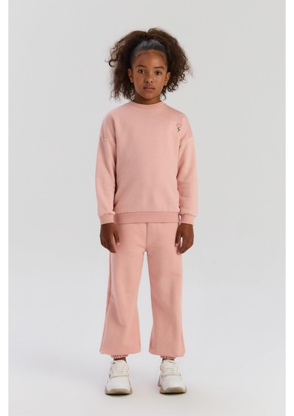 Bg Store Kız Çocuk Gül Kurusu Sweatshirt