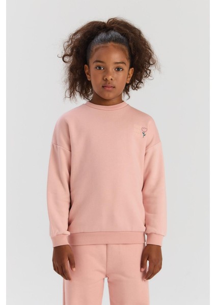 Bg Store Kız Çocuk Gül Kurusu Sweatshirt fiyatları