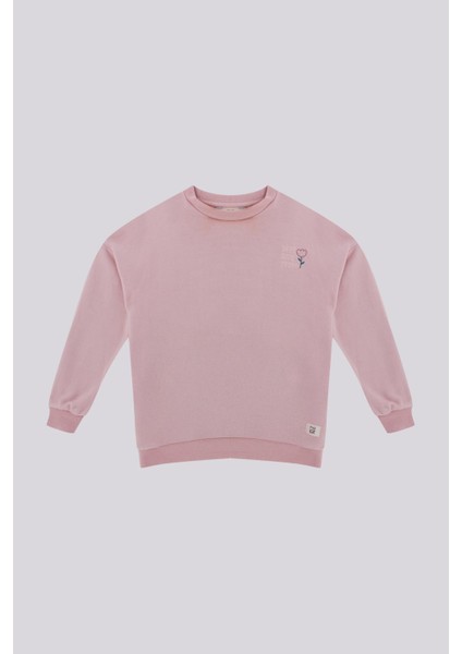 Bg Store Kız Çocuk Gül Kurusu Sweatshirt indirimleri