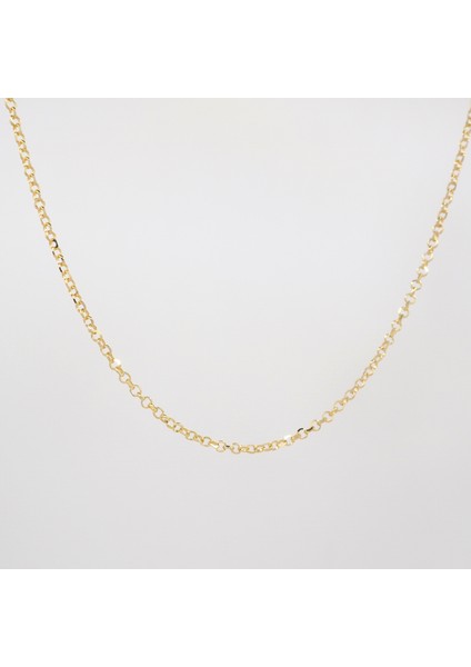 14 Ayar Yıldız Kesim Doç Zincir Kolye 48 cm 3,4 Gram fırsatları