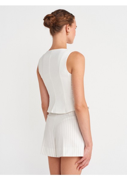 50860 Peplum Korse Top-Ekru fiyatları