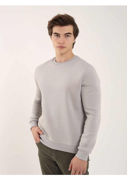 Taş Erkek Regular Fit Bisiklet Yaka Sweatshirt fiyatları