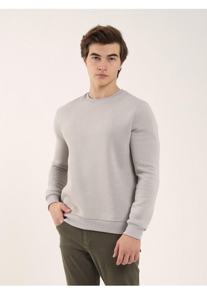 Taş Erkek Regular Fit Bisiklet Yaka Sweatshirt fırsatları