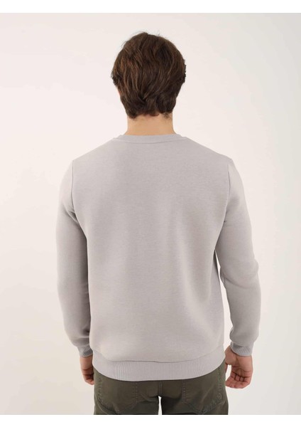 Taş Erkek Regular Fit Bisiklet Yaka Sweatshirt indirimleri