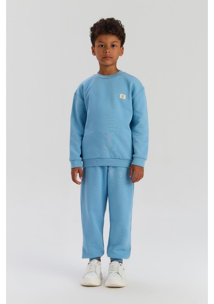 Bg Store Erkek Çocuk Mavi Sweatshirt