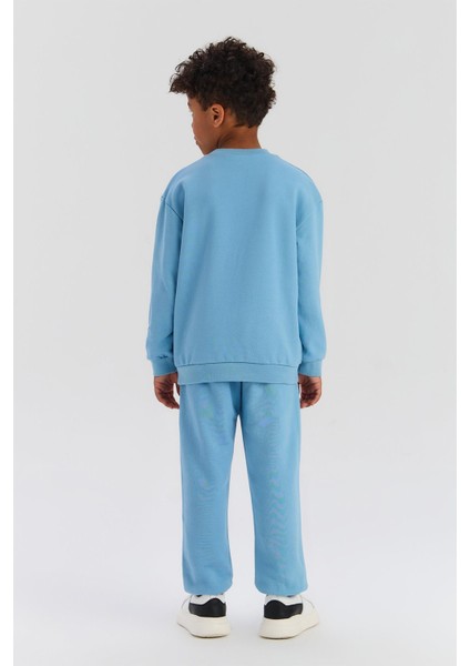 Bg Store Erkek Çocuk Mavi Sweatshirt fırsatları