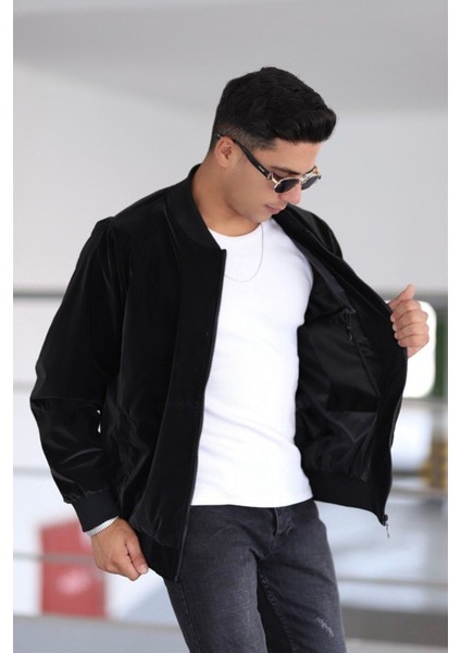 Erkek Fermuarlı Kolej Mont