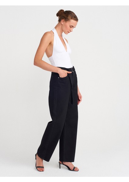 31968 Büzgülü Halter Yaka Top-Beyaz fırsatları