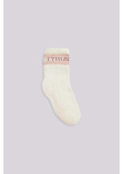Bg Store Kız Çocuk Ekru Çorap