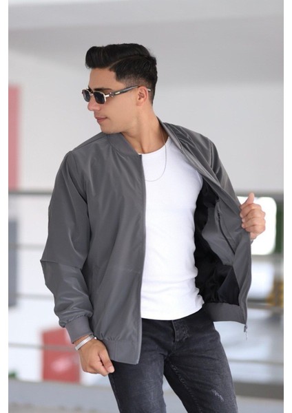 Erkek Fermuarlı Kolej Mont