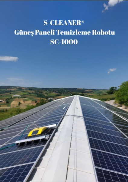 S-CLEANER, SC-1000, Güneş Paneli Temizleme Robotu fiyatları