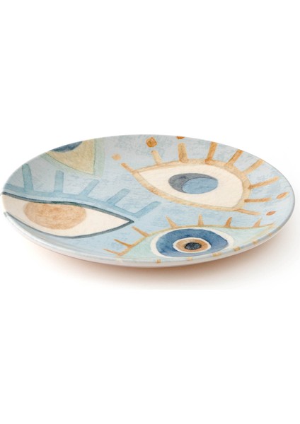 Amulet Servis Tabağı - Renkli - 26 cm fiyatları