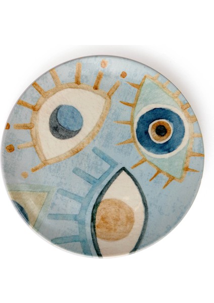 Amulet Servis Tabağı - Renkli - 26 cm modelleri