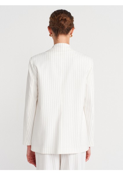 60767 Blazer Ceket-Beyaz fiyatları